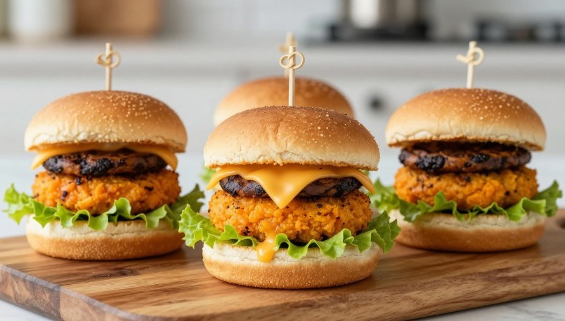 Süßkartoffel-Glück-Slider als Snack