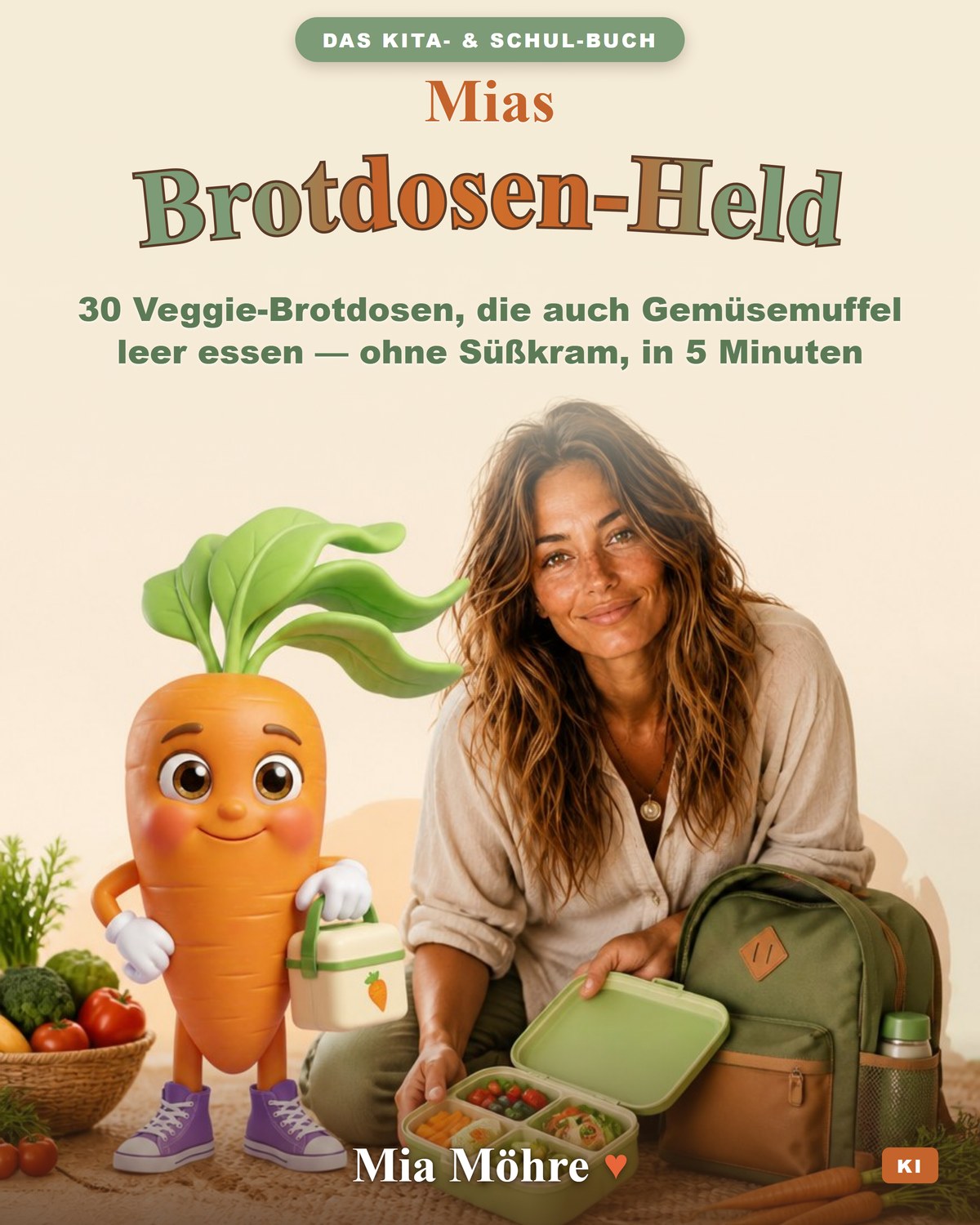 Cover: Brotdosen-Held — 30 Veggie-Brotdosen von Mia Möhre