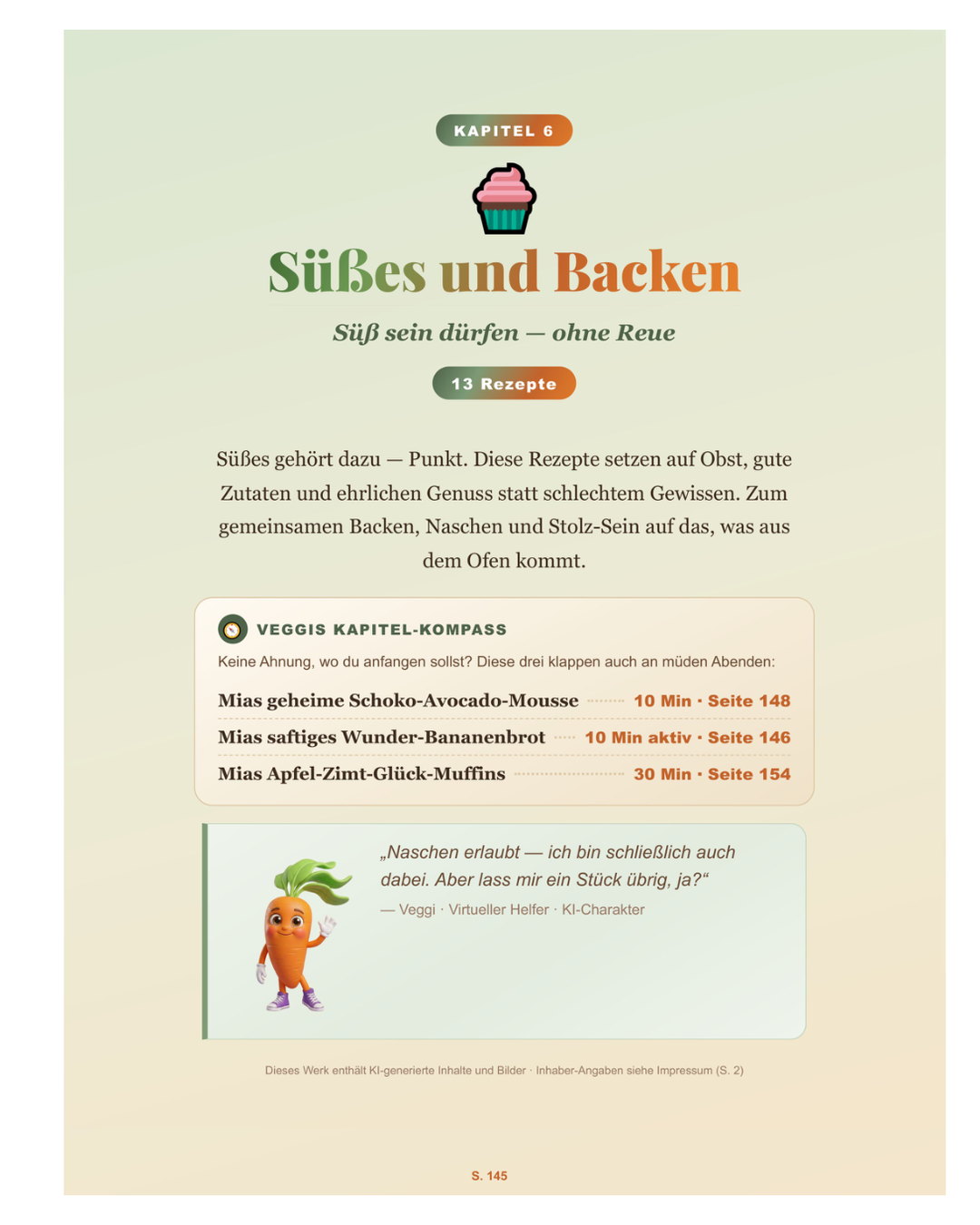 Kapitel 6 — Süßes und Backen: süß sein dürfen, ohne Reue