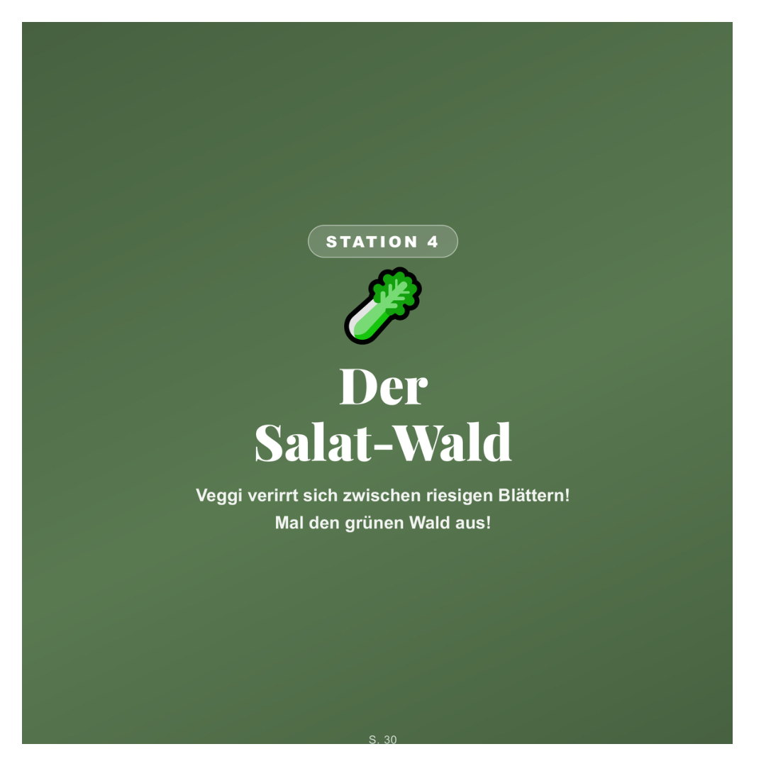 Station 4 — Der Salat-Wald